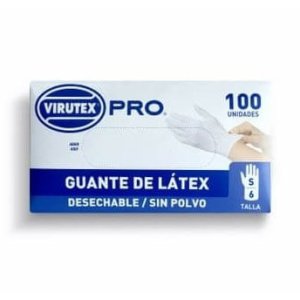 Guante látex quirúrgico 100 un
